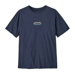 Patagonia 95 Oval Logo Mens T-Shirt - New Navy: Kaleido