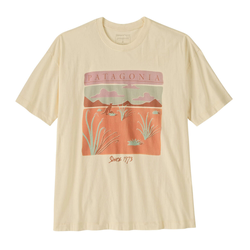Patagonia Desert Glow Oversized Womens T-Shirt - Undyed Natural