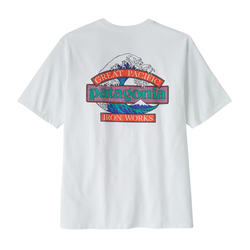 Patagonia Great Waves Responsibili-Tee Mens T-Shirt - Fiber White