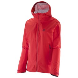 Salomon Nebula Stretch 2.5L Womens Waterproof and Windproof Active Jacket- Infrared