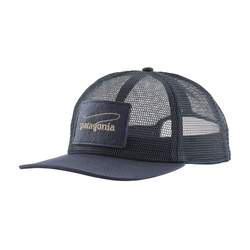 Patagonia Breezefarer Mesh Panel Cap - Casting Logo: Smolder Blue