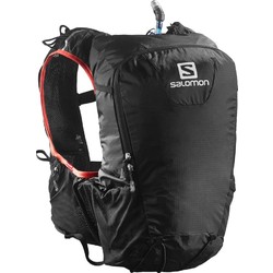 Salomon Skin Pro 15 Set Trail Running Hydration Backpack - Black/bright red