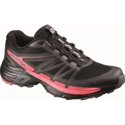 Salomon Wings Pro 2 Womens Trail Running Shoes - Black/darkcloud/madderpink