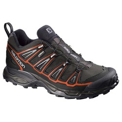 Salomon X Ultra 2 GoreTex Mens Hiking Boot - Autobahn/Black/Tomato Red