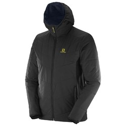 Salomon Drifter Mid Hoodie - Mens Reversible Jacket -Black