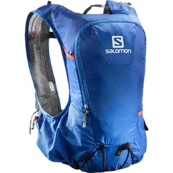 Salomon Skin Pro 10 Set Trail Pack - Blue Yonder Vivid Orange - NS