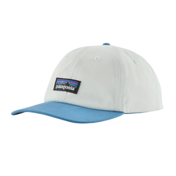 Patagonia P-6 Label Trad Unisex Cap - Birch White w/Shore Blue