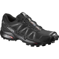 Salomon Speedcross 4 Womens Trail Running Shoes - Black/Black Metallic