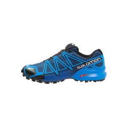 Salomon Speedcross 4 CS Mens Trail Running Shoes - Blue Depth/Bright Blue/Black