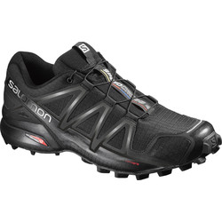 Salomon Speedcross 4 Mens Trail Running Shoes - Black/Black Metallic