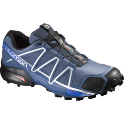 Salomon Speedcross 4 Mens Trail Running Shoes - Slate/Black/Blue