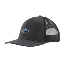 Patagonia Take a Stand Trucker Hat - Stand Up Trout: Ink Black