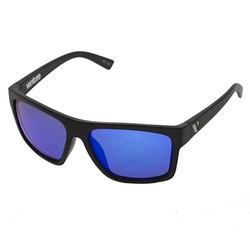 Venture Eyewear The Edge Polarised Sunglasses - Matte Blk/Blue Revo