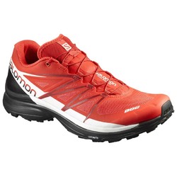 Salomon S/Lab Wings 8 Unisex Trail Running Shoes - Racing Red/Black/White