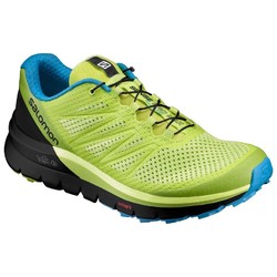 Salomon Sense Pro Max Trail Running Shoes -Lime Punch/Black/Hawaiian Ocean