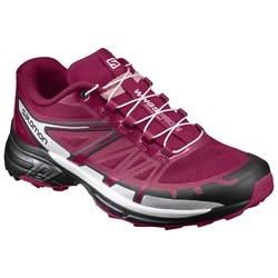 Salomon Wings Pro 2 Womens Trail Runnning Shoes - Sangria/Black/White