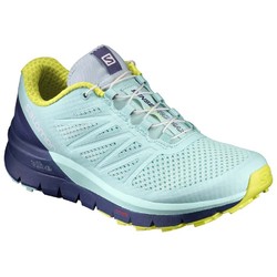 Salomon Sense Pro Max Womens Trail Running Shoes -Fair Aqua/Crown Blue/Sulphur Spring