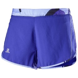 Salomon Agile Womens Running Shorts - Spectrum Blue Black
