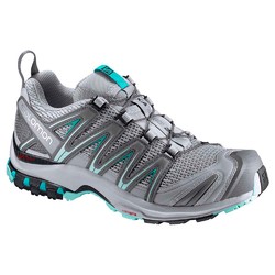 Salomon XA Pro 3D Womens Trail Runnning Shoes Quarry/Pearl Blue/Aruba Blue