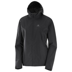 Salomon Essential Womens Waterproof Jacket - Black