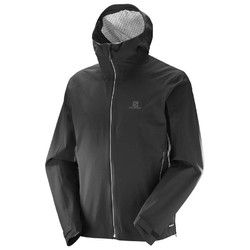 Salomon La Cote Stretch 2.5L Mens Waterproof and Windproof Active Jacket - Black