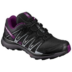 Salomon Xa Lite Women Hiking Shoes - Black/Magnet/Grape Juice