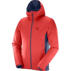 Salomon Drifter Mid Hoodie Mens - Matador/Dress Blue