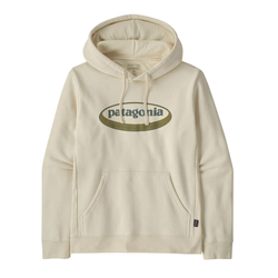 Patagonia 95 Oval Logo Uprisal Mens Hoody - Birch White