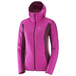 Salomon Drifter Mid Hoodie Womens - Rose Violet/Fig