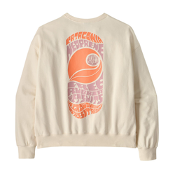 Patagonia Pass It Around Daily Crew Womens Sweatshirt - Wool White