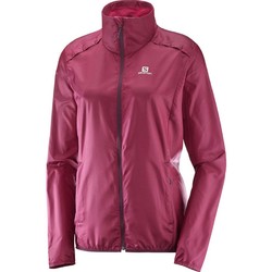Salomon Agile Wind Womens Jacket - Beet Red