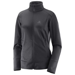 Salomon Discovery Full Zip Womens Fleece Jacket S18- Black