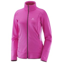 Salomon Discovery FZ Womens Fleece - Rose Violet