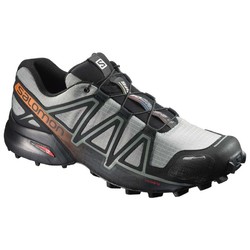 Salomon Speedcross 4 CS Mens Trail Running Shoes - Shadow/Black/Hawaiian Sunset