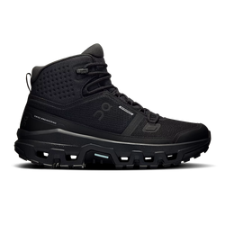 On Running Cloudrock Womens Waterproof Mid Hiking Boots - Black/Black