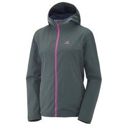 Salomon Essential Womens Waterproof Jacket S18 - Urban Chic