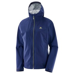 Salomon La Cote Flex 2.5L Womens Waterproof Jacket S18- Medieval Blue
