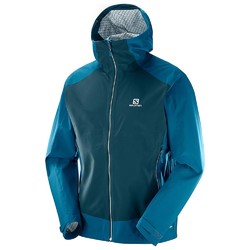 Salomon La Cote Stretch 2.5L Mens Jacket - Moroccan Blue/Reflecting Pond