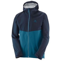 Salomon La Cote Flex 2.5L Mens Jacket S18 - Moroccan Blue/Night Sky