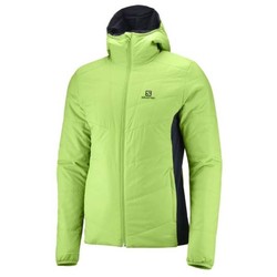 Salomon Drifter Mid Mens Hoodie S18 - Greenery/Night Sky