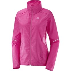 Salomon Agile Wind Womens Jacket S18 - Pink Yarrow