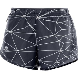 Salomon Agile Womens Lightweight Running Shorts S18 - Graphite/White