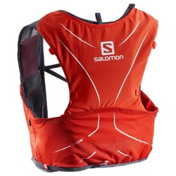 Salomon Advanced Skin 5 Set Running Vest S18 - Fiery Red/Graphite