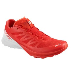 Salomon S/Lab Sense 7 Trail Running Shoes - Racing Red/White/White