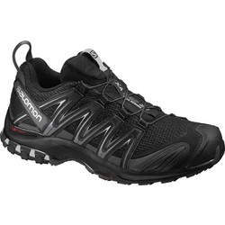 Salomon XA Pro 3D Mens Wide Hiking Shoes - Black/Magnet/Quiet Shade