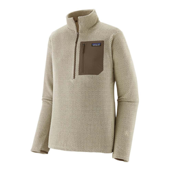Patagonia R1 Air Mens Zip Neck Fleece Pullover - Pelican