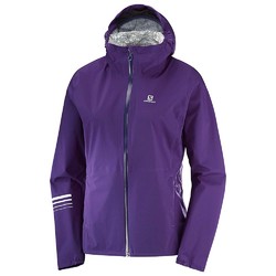 Salomon Lightning Waterproof Womens Jacket - Parachute Purple