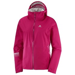 Salomon Lightning Waterproof Womens Jacket - Cerise