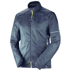 Salomon Agile Wind Mens Jacket - Night Sky/Reflecting Pond