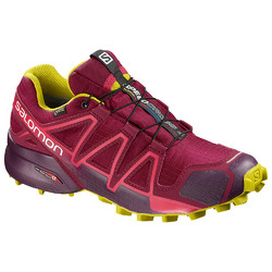 Salomon Speedcross 4 GTX Womens Running Shoes Fw18 Beet Red/Potent Purple/Citronelle
